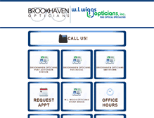 Tablet Screenshot of brookhavenopticians.com